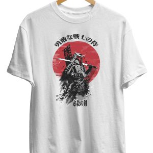 Japon Samurai katana Ünisex Tişörtü