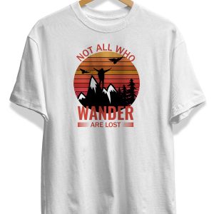 Wander Are Lost Kampçı  Ünisex Tişörtü
