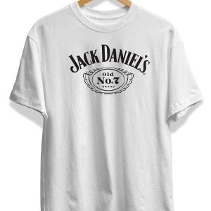 Jack Daniel's Logo Baskılı Ünisex Tişört