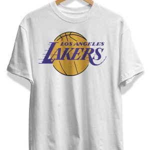 Lakers Logo Baskılı Ünisex Tişört