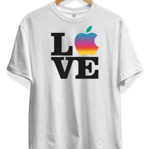 Apple Logolu  Ünisex Tişört