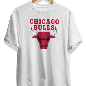 Chıcago Bulls Logolu Ünisex Tişört