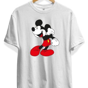 Mickey Mouse Çizgi filim Görselli Ünisex Tişört