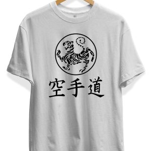 Shotokan-Tiger-Karate-Do-Kanji Ünisex Tişört