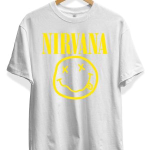 Nirvana logo Görselli Ünisex Tişört